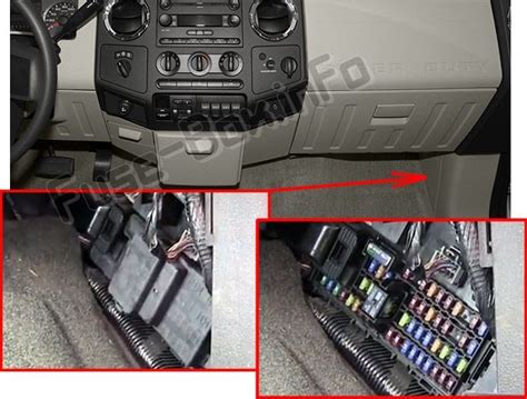 2008 ford f350 power distribution box|Ford power box under hood.